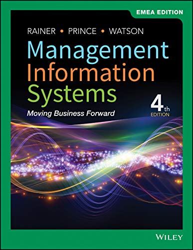 Management Information Systems: Moving Business Forward