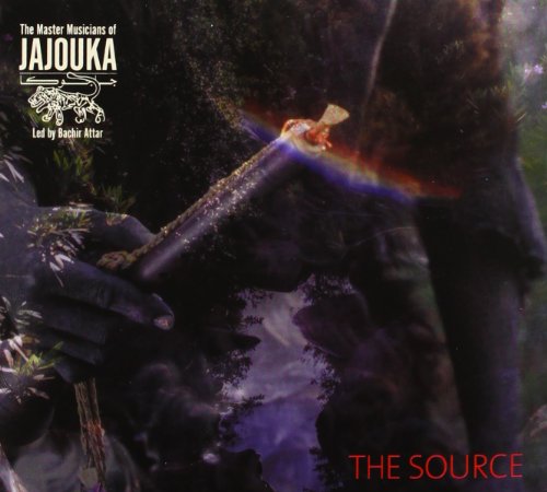 CD cover for "The Source" by Bachir Attar, featuring a wind instrument.