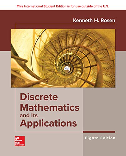 ISE Discrete Mathematics and Its Applications (ISE HED HIGHER MATH)