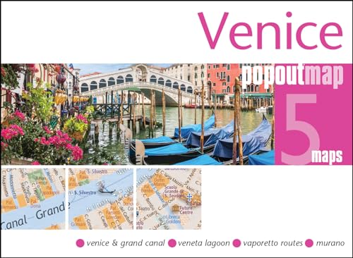 Venice PopOut Map : Pocket size, pop up city map of Venice