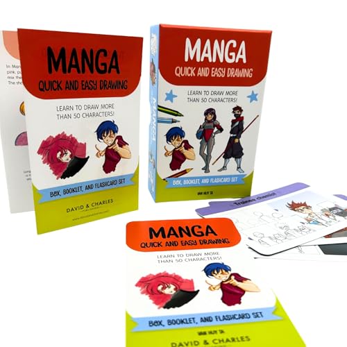 Manga Quick and Easy Drawing Deck : Learn to Draw More Than 50 Characters!