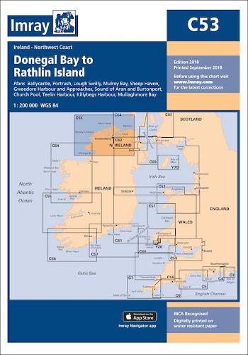 Imray Chart C53 : Donegal Bay to Rathlin Island : 53