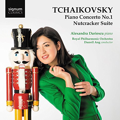 CD cover featuring pianist Alexandra Dariescu and a Nutcracker soldier.