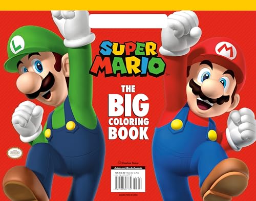 SUPER MARIO: THE BIG COLORING BK
