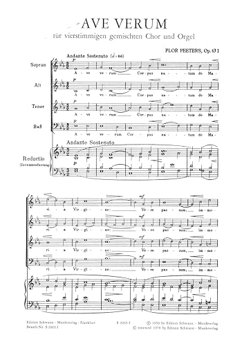 Ave Verum, Op. 63 No. 1