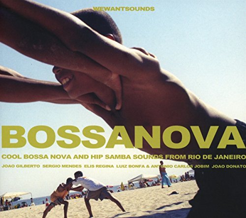 CD cover for “Bossanova” featuring people on a beach, yellow text.