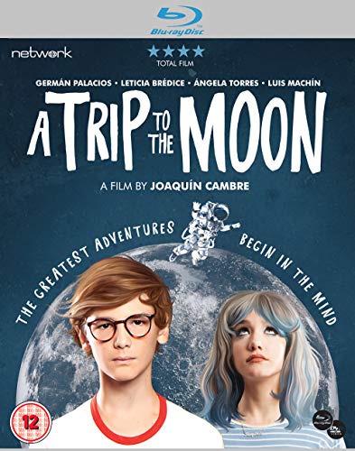 A Trip to the Moon" Blu-ray cover with children and a lunar scene.