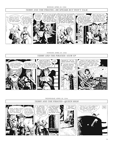Black and white comic strip pages from “Terry and the Pirates,” 1941.