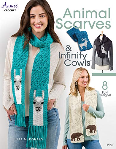 Animal Scarves & Infinity Cowls: 8 fun designs!
