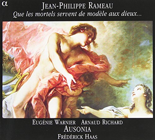 CD cover: Baroque painting of figures with text naming Rameau and performers.