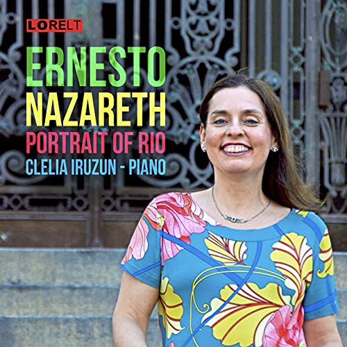 CD cover featuring pianist Clelia Iruzun and floral artwork.