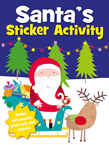 Santa's Christmas Sticker Activity: 4