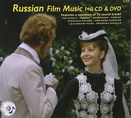 CD cover for “Russian Film Music I+II” featuring a couple in costume.