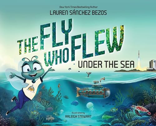 Book cover: a cartoon fly, submarine, and underwater scene.
