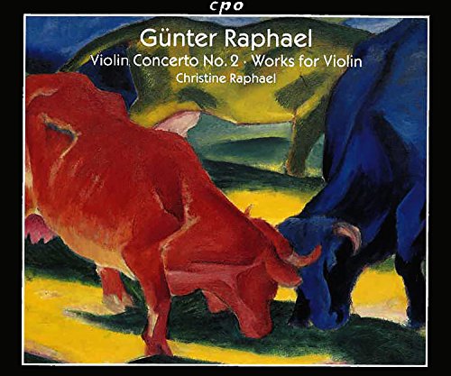 CD cover: red and blue bulls facing each other in a field.