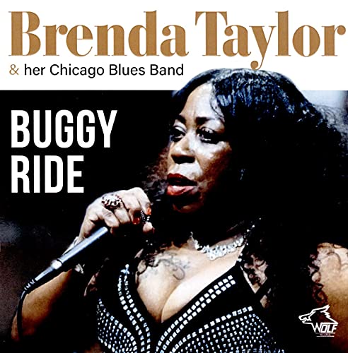 CD cover featuring Brenda Taylor singing into a microphone.