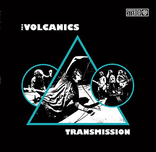 CD cover: "Volcanics - Transmission" with band photo in a triangle.