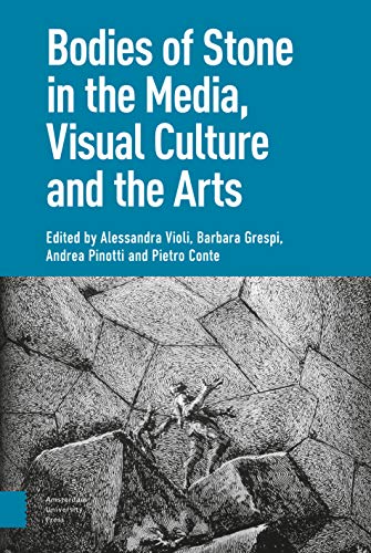 Book cover with a monochrome image of figures carved in stone.