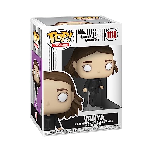 Vanya from The Umbrella Academy, a vinyl figure in a clear box.