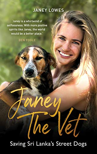 Book cover featuring a smiling woman holding a brown and white dog.