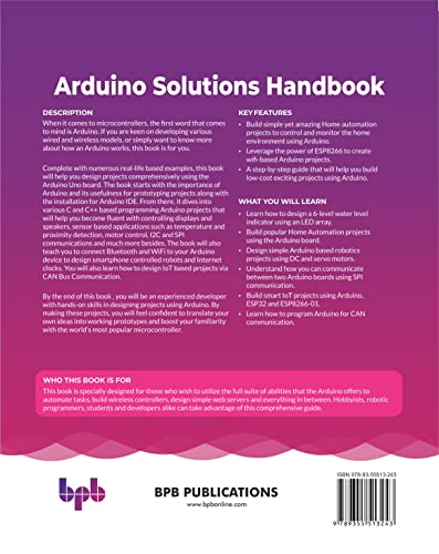 Arduino Solutions Handbook : Design interesting DIY projects using Arduino Uno, C and C++