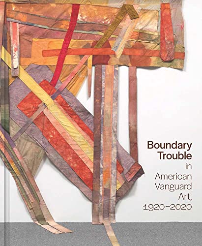 Book cover featuring an abstract collage of colorful, layered strips.