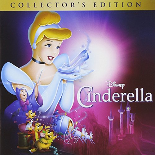 Cinderella album cover featuring Disney’s Cinderella and fairytale imagery.