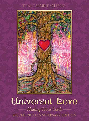 Universal Love - Special 20th Anniversary Edition: Healing Oracle Cards - 45 colour cards with gold foil and 72-page guidebook set