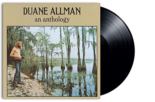 Duane Allman anthology album cover with a man by a swamp.