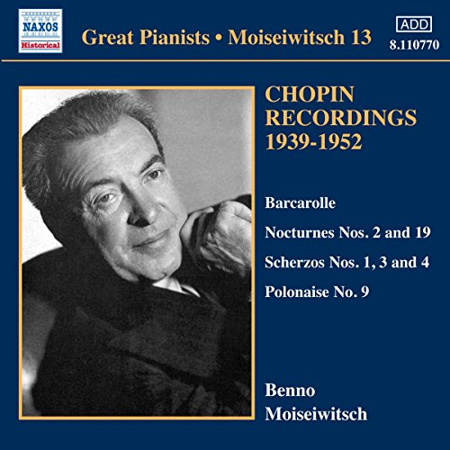 Benno Moiseiwitsch - Chopin Recordings Vol.3 [CD]