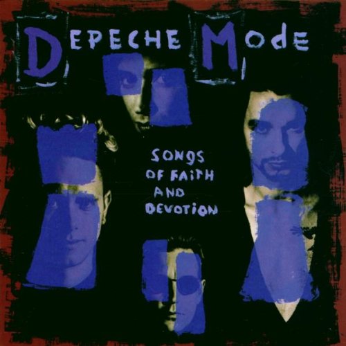 Album cover featuring four band members with blue paint strokes over their faces.