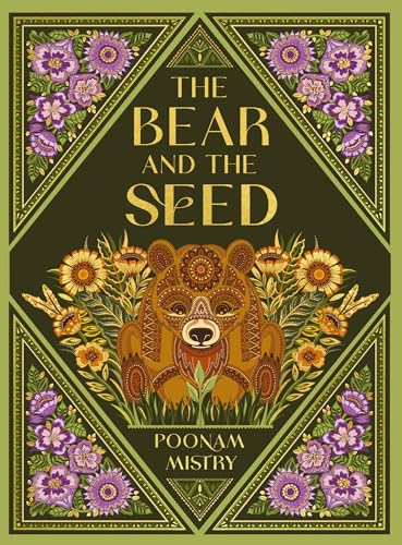 Book cover: ornate floral frame around a bear’s face and title.
