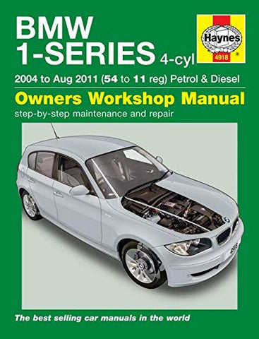 BMW 1-Series 4-cyl Petrol & Diesel (04 - Aug 11) Haynes Repair Manual