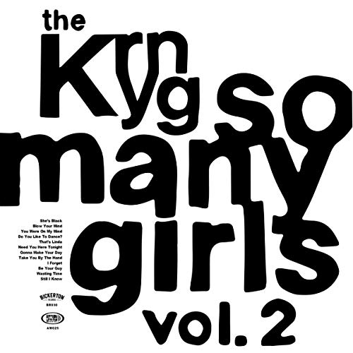 Album cover for “So Many Girls Vol.2” by Kryng, bold black text on white.