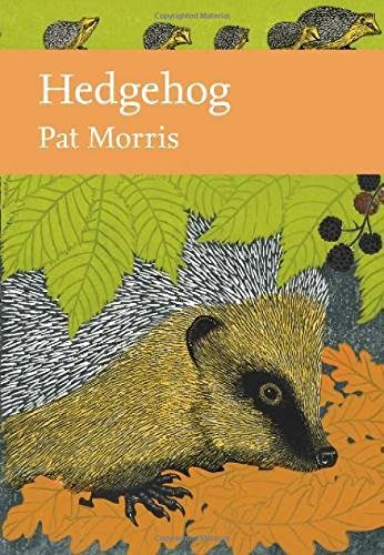 Book cover featuring a detailed illustration of a hedgehog in foliage.