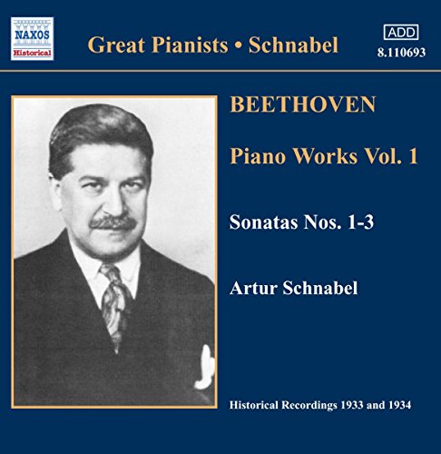 Artur Sc - BEETHOVEN: Piano Sonatas Nos. 1-3 [CD]