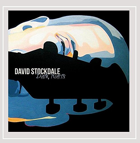 CD cover for David Stockdale’s “Dark Riders” featuring abstract blue and white art.