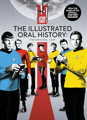 Book cover featuring the original Star Trek cast in uniform.