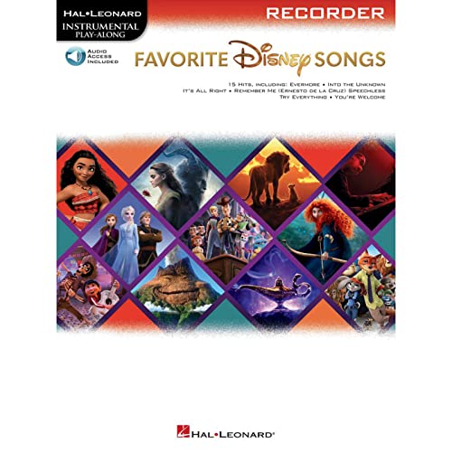 Favorite Disney Songs : Instrumental Play-Along - Recorder