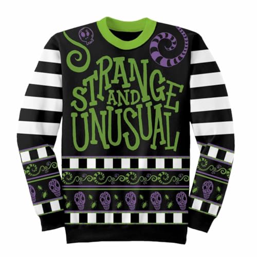 Beetlejuice - Strange & Unusual Adult Knitwear medium