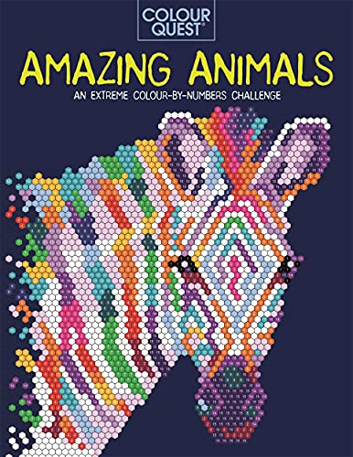 Colour Quest®: Amazing Animals: An Extreme Colour by Numbers Challenge (Colour Quest, 4)