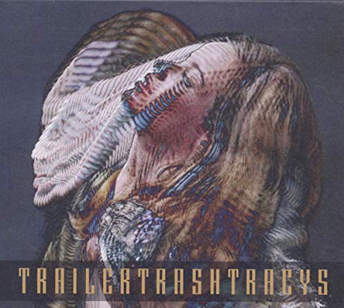 Album cover for Trailer Trash Tracys’ “Ester” featuring distorted faces.