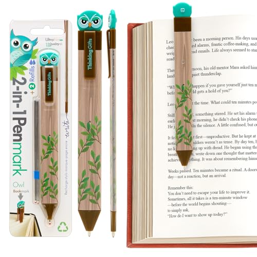 Pen Bookmark Owl with Refills