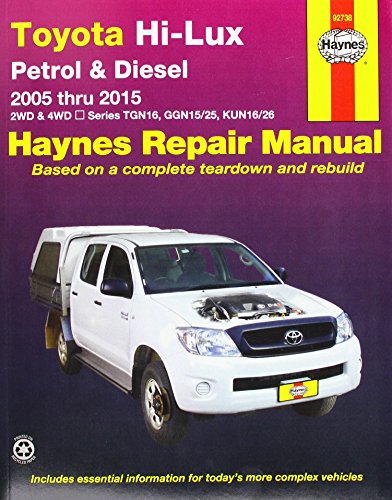 Toyota Hilux 4x4 Automotive Repair Manual: 2005-2015
