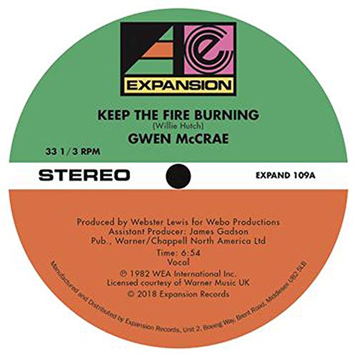 Mccraegwen - Keep The Fire Burning / Funky Sensation  [VINYL]