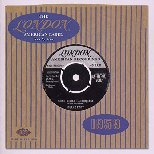 CD cover for "The London American Label Year By Year: 1959" featuring a record label.