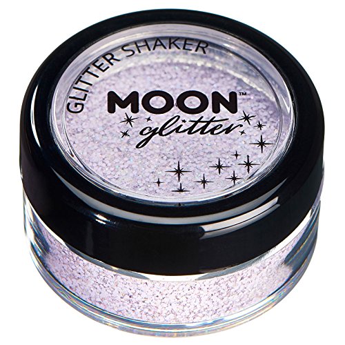 Pastel Glitter Shakers by Moon Glitter – 100% Cosmetic Glitter for Face, Body, Nails, Hair and Lips - 3g - Lilac