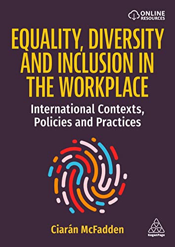 Book cover with title and barcode, likely featuring workplace diversity images or graphics.