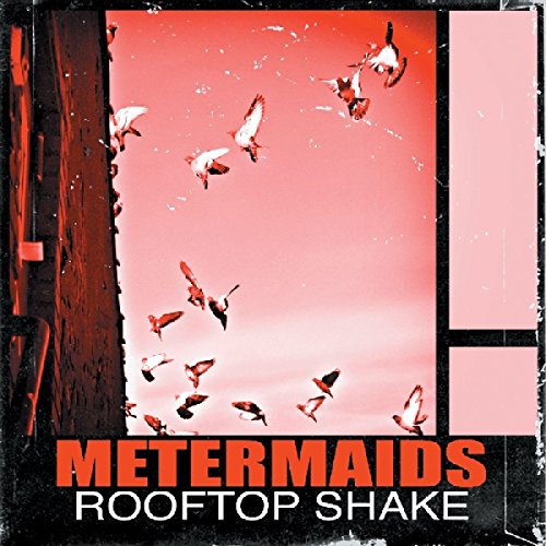 CD cover for Metermaids’ “Rooftop Shake” featuring silhouetted birds in flight.