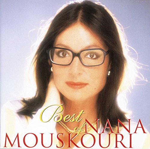 CD cover featuring Nana Mouskouri in glasses, with "Best Of" text.